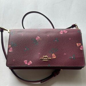 Coach Burgundy seasonal Women's Bag